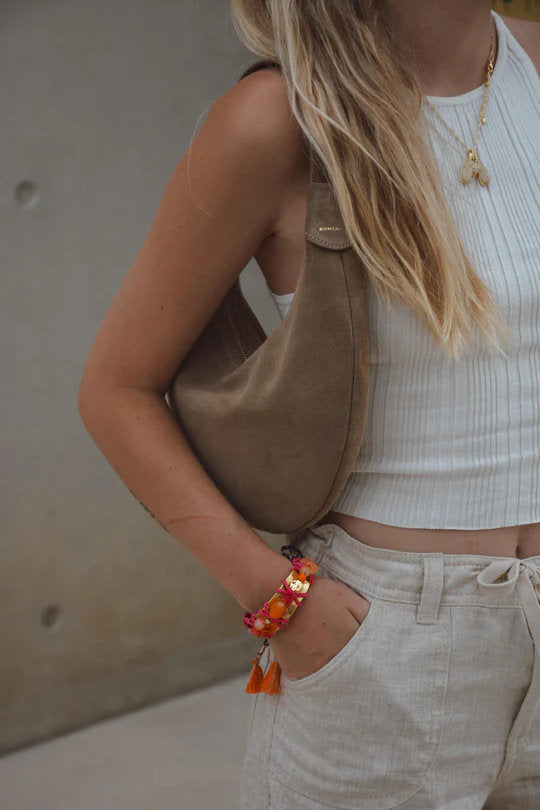 BAG MOCCA SUEDE OPHELIA SMALL