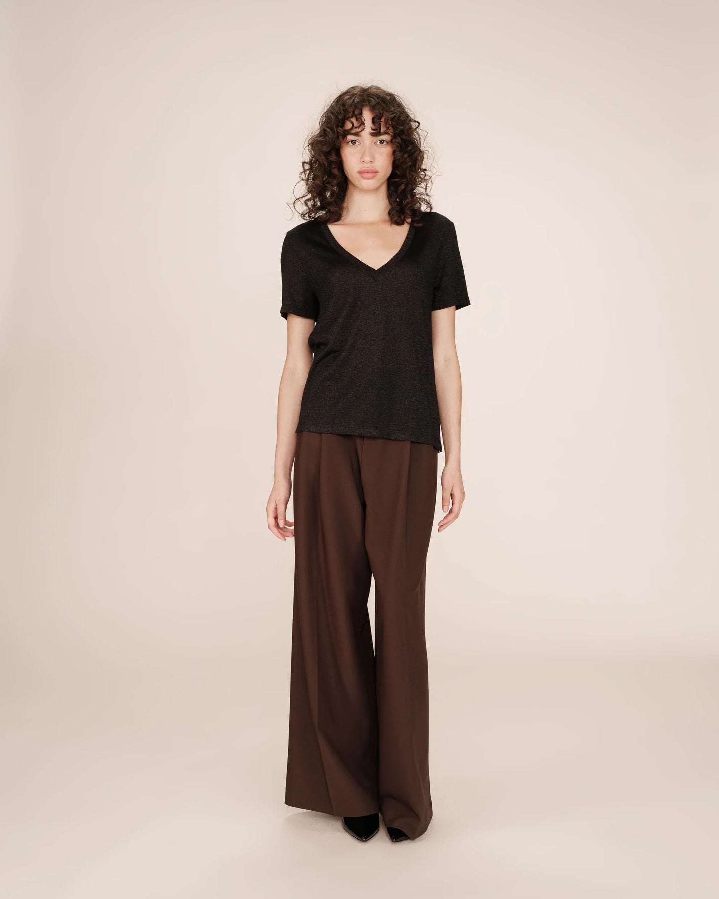 TSHIRT NOIR STARDUST