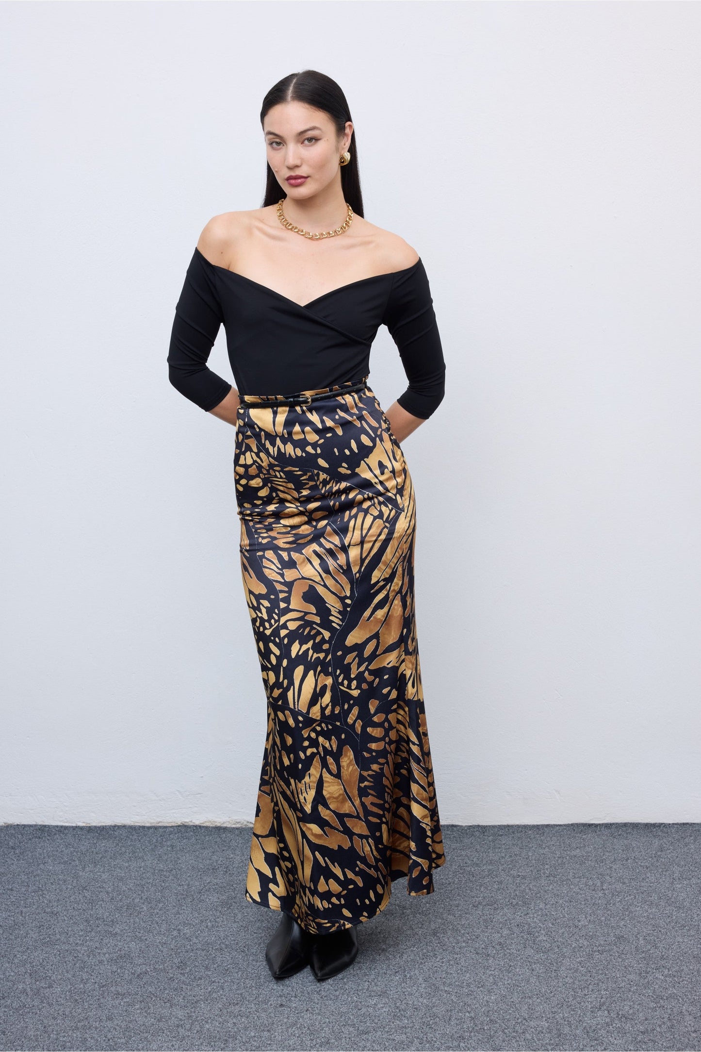 SKIRT MOSAIC BUTTERFLY