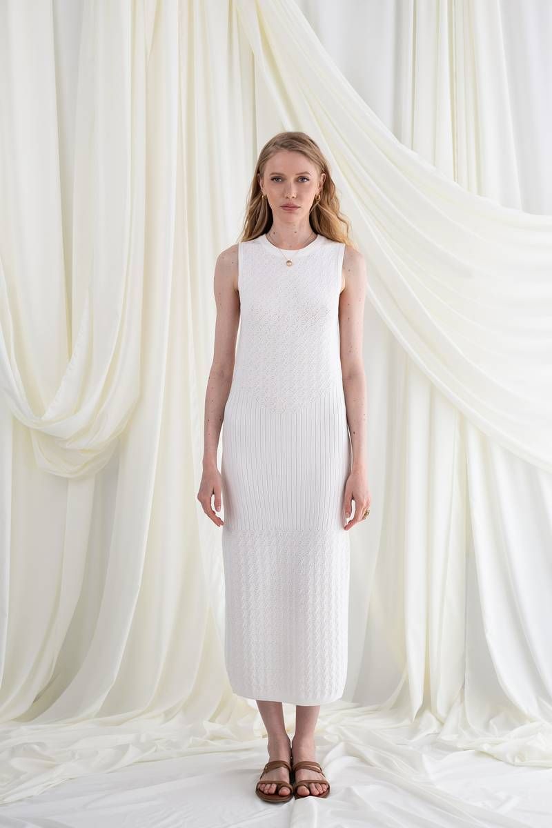 DRESS ECRU MELISSA