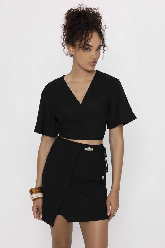 SHIRT BLACK TILDA