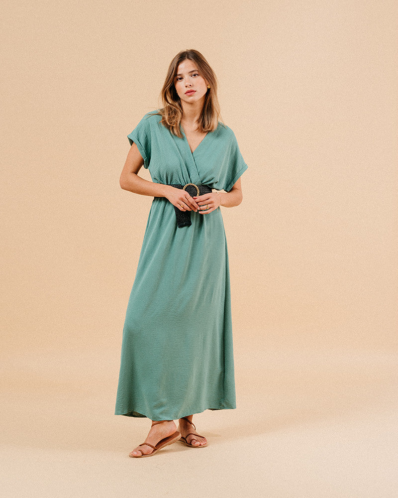DRESS VERT MAUD