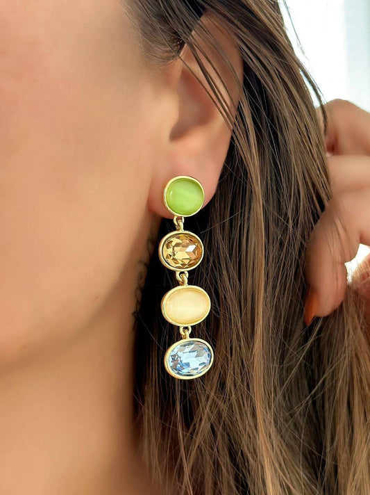 EARRINGS STAINLESS LOOM