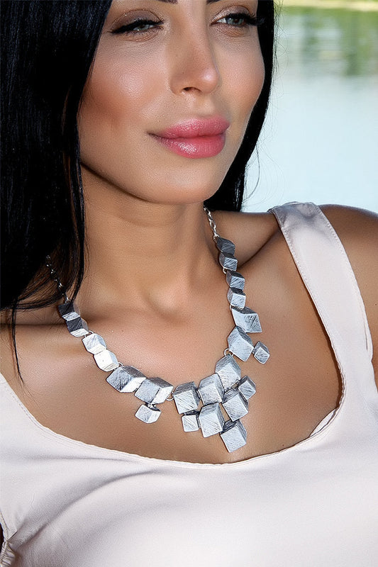 NECKLACE SILVER NOEMA