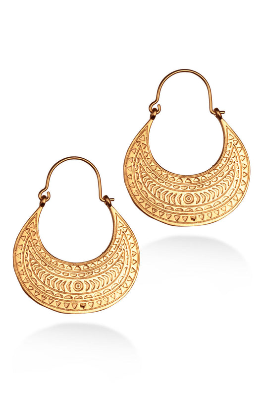 EARRINGS GOLD AURA