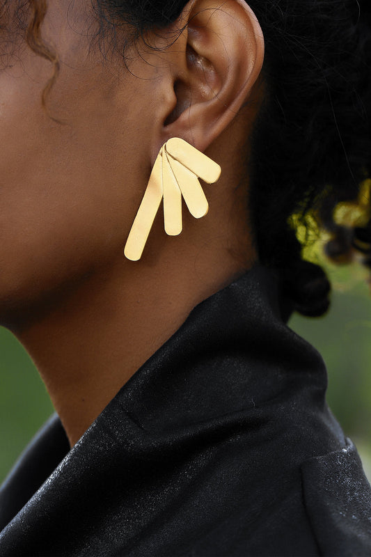 EARRINGS GOLD SOLEA