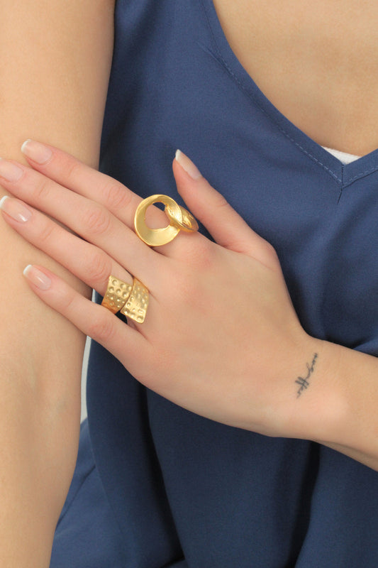 RING GOLD FLAME