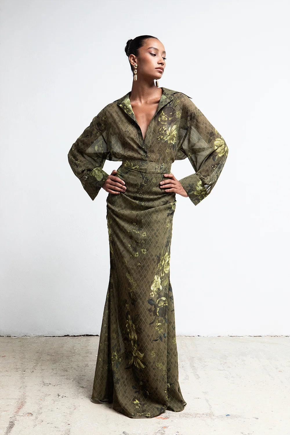 Aveline Mermaid Maxi Skirt EVELEYA