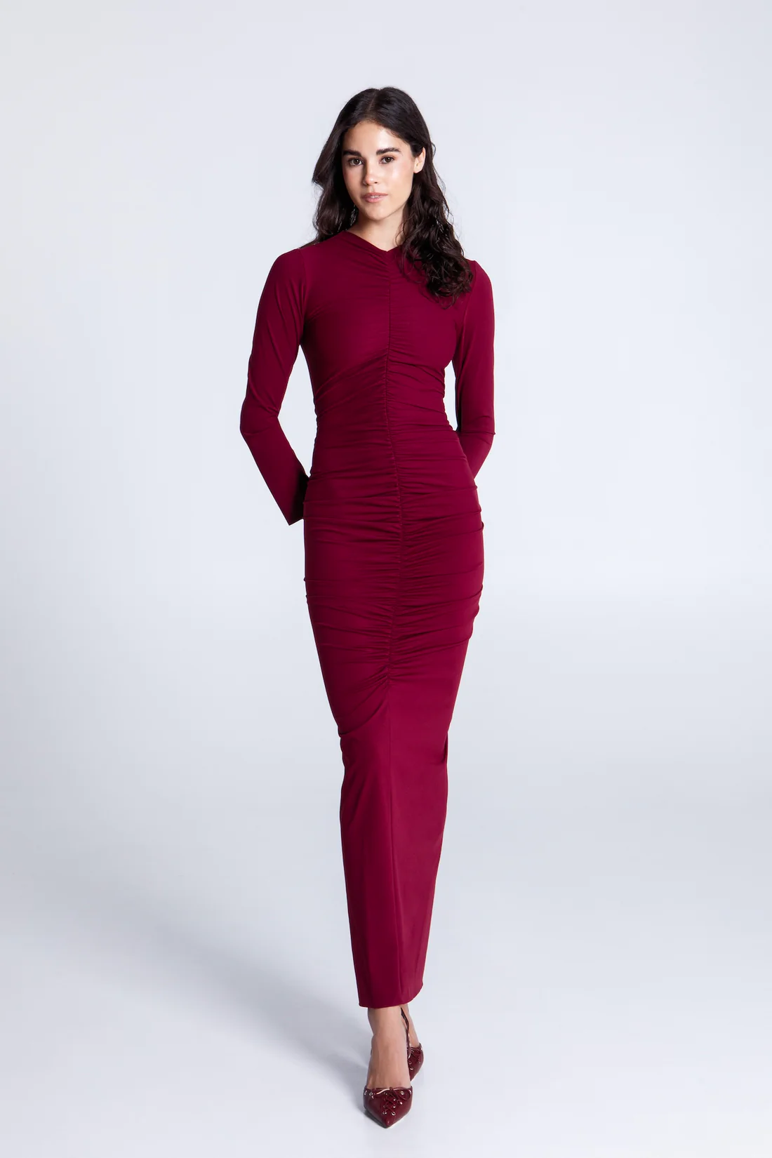 MAXI DRESS MERLOT
