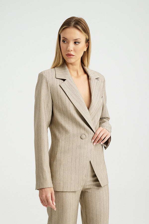 Almeda Blazer Μπεζ