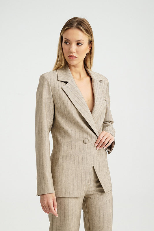 Almeda Blazer Μπεζ