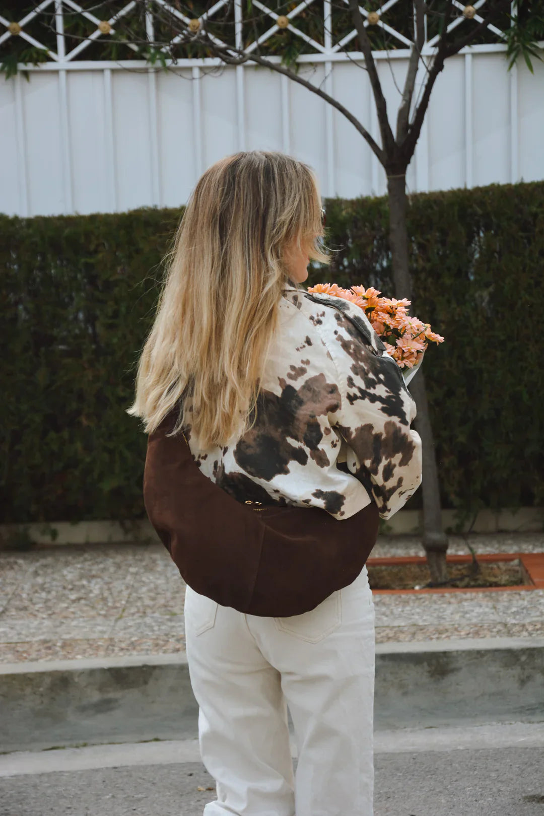 BAG CHOCOLATE SUEDE ARIANA