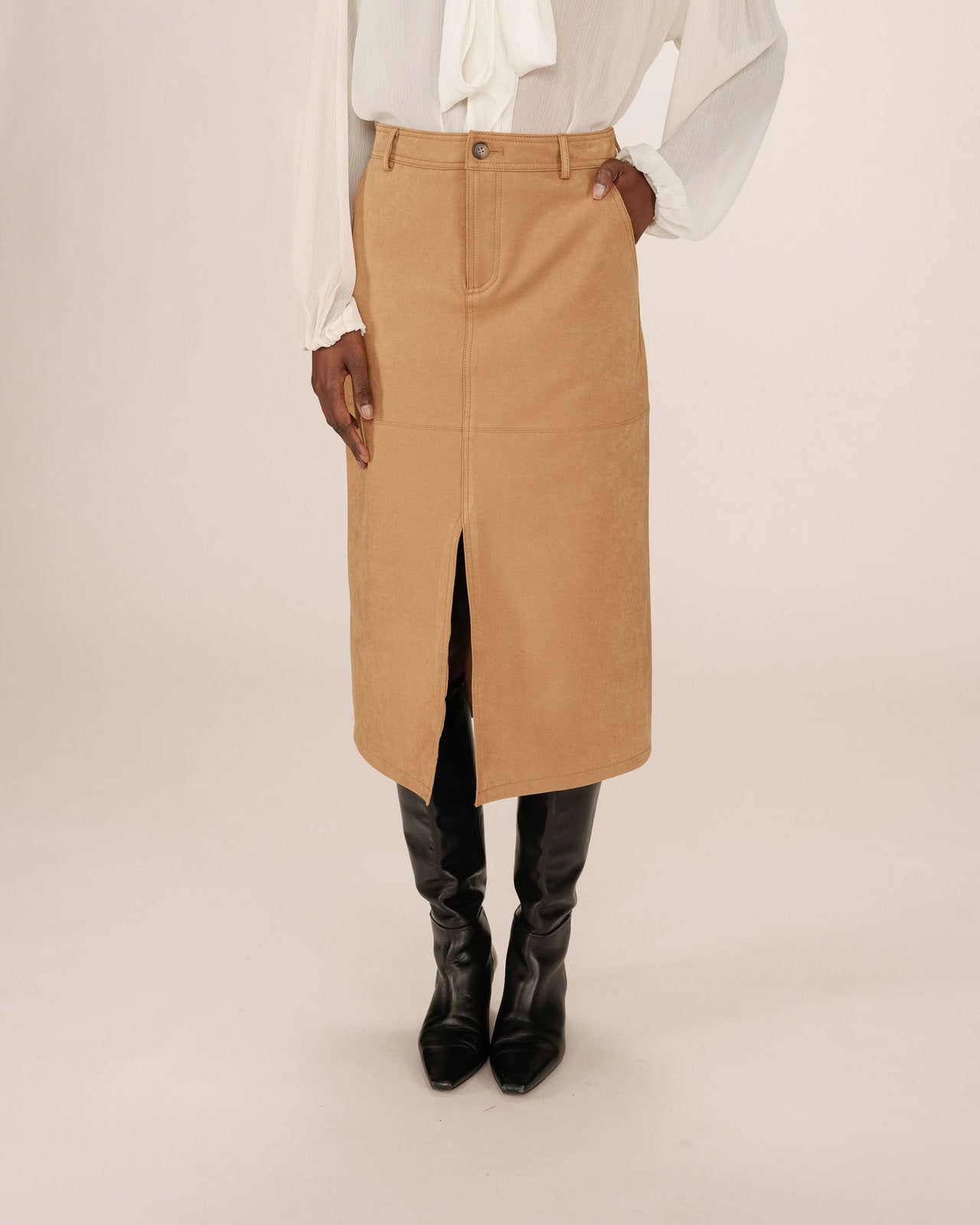 SKIRT OCRE SORRY