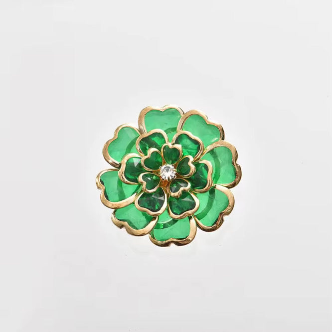 CLIP BUTTON GREEN