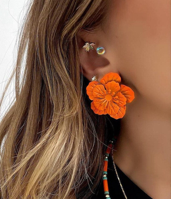 EARRINGS STAINLESS NOVA