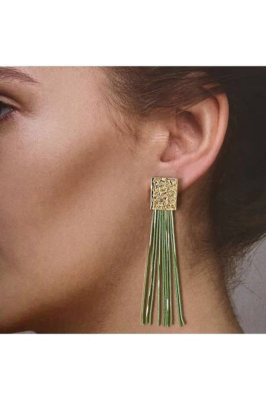 EARRINGS STAINLESS ZENITH