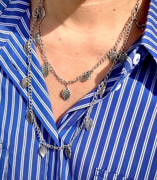 NECKLACE SILVER NAVA