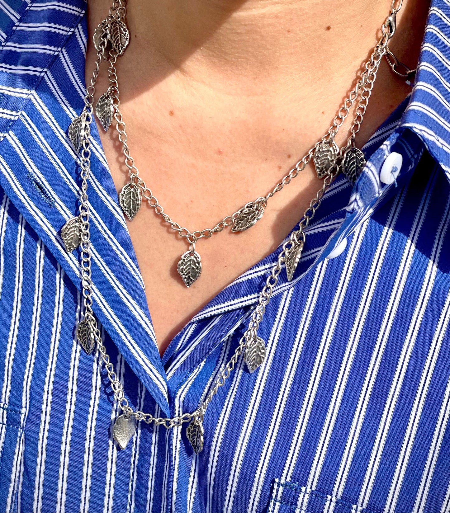 NECKLACE SILVER NAVA