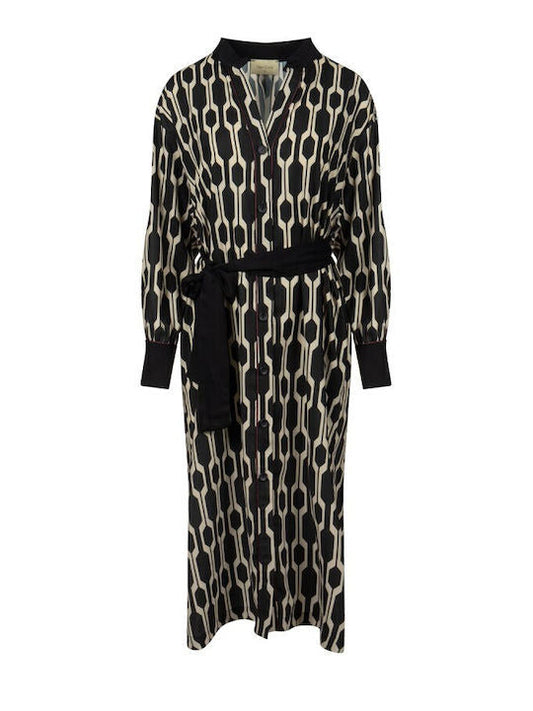 DRESS BLACK AND WHITE FEEL CUTE