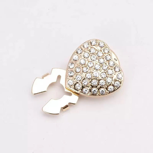 CLIP BUTTON HEART