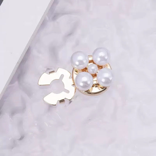 CLIP BUTTON DUCHESS PEARL