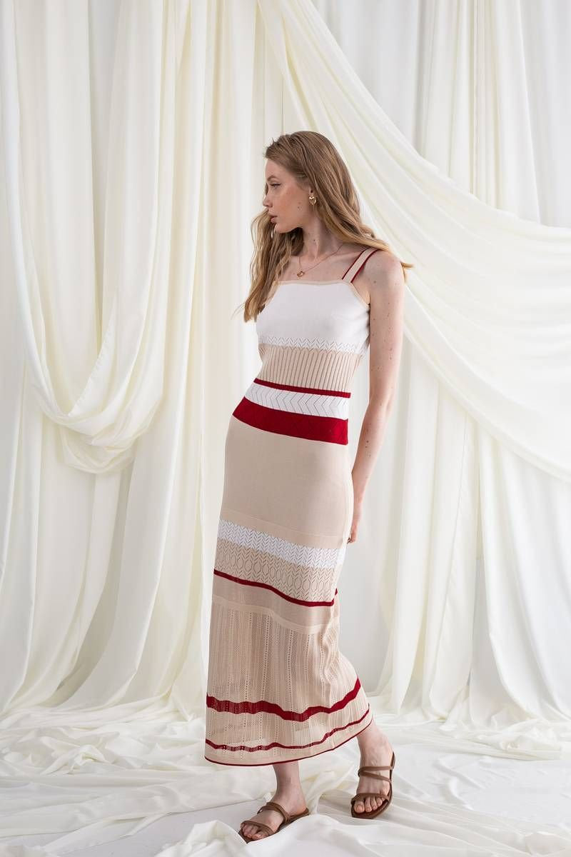 DRESS BEIGE HANNAH