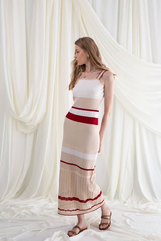 DRESS BEIGE HANNAH