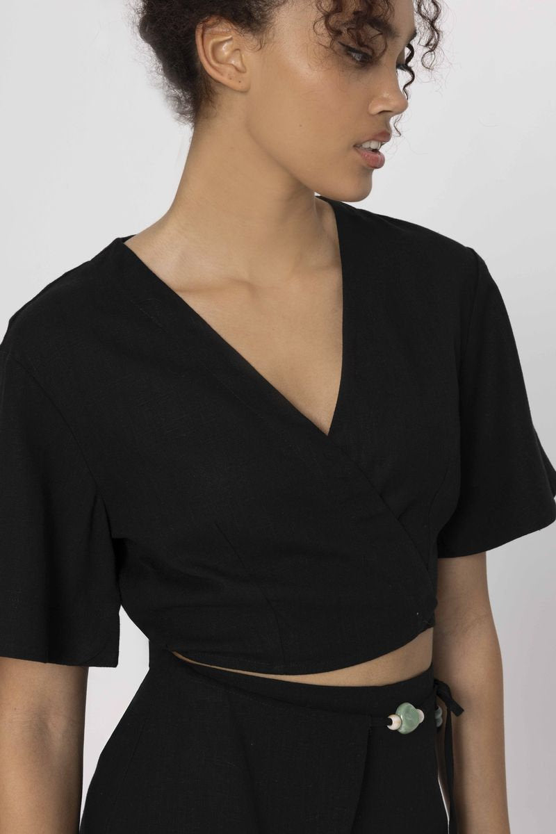 SHIRT BLACK TILDA