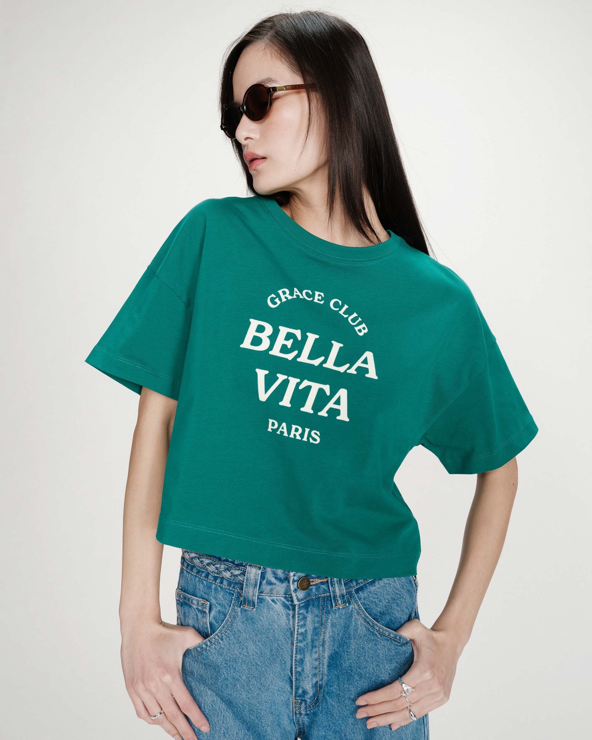 TSHIRT VERT VOSS