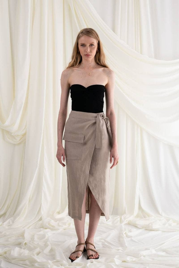 SKIRT BEIGE ADA