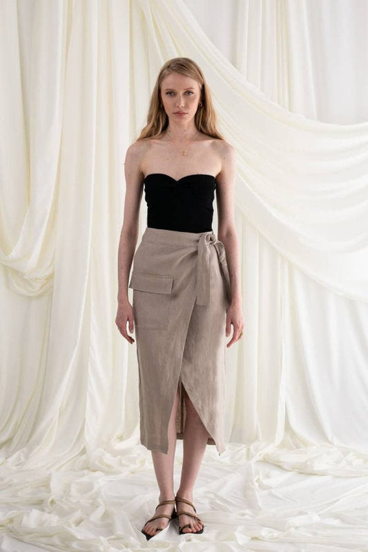 SKIRT BEIGE ADA