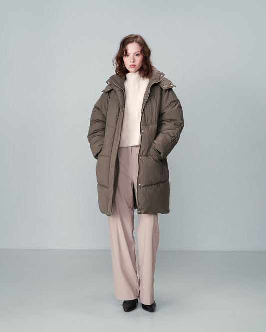 PUFFER JACKET KAKI NORTH